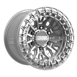 Mayhem 6R Beadlock | Gloss Silver Machined