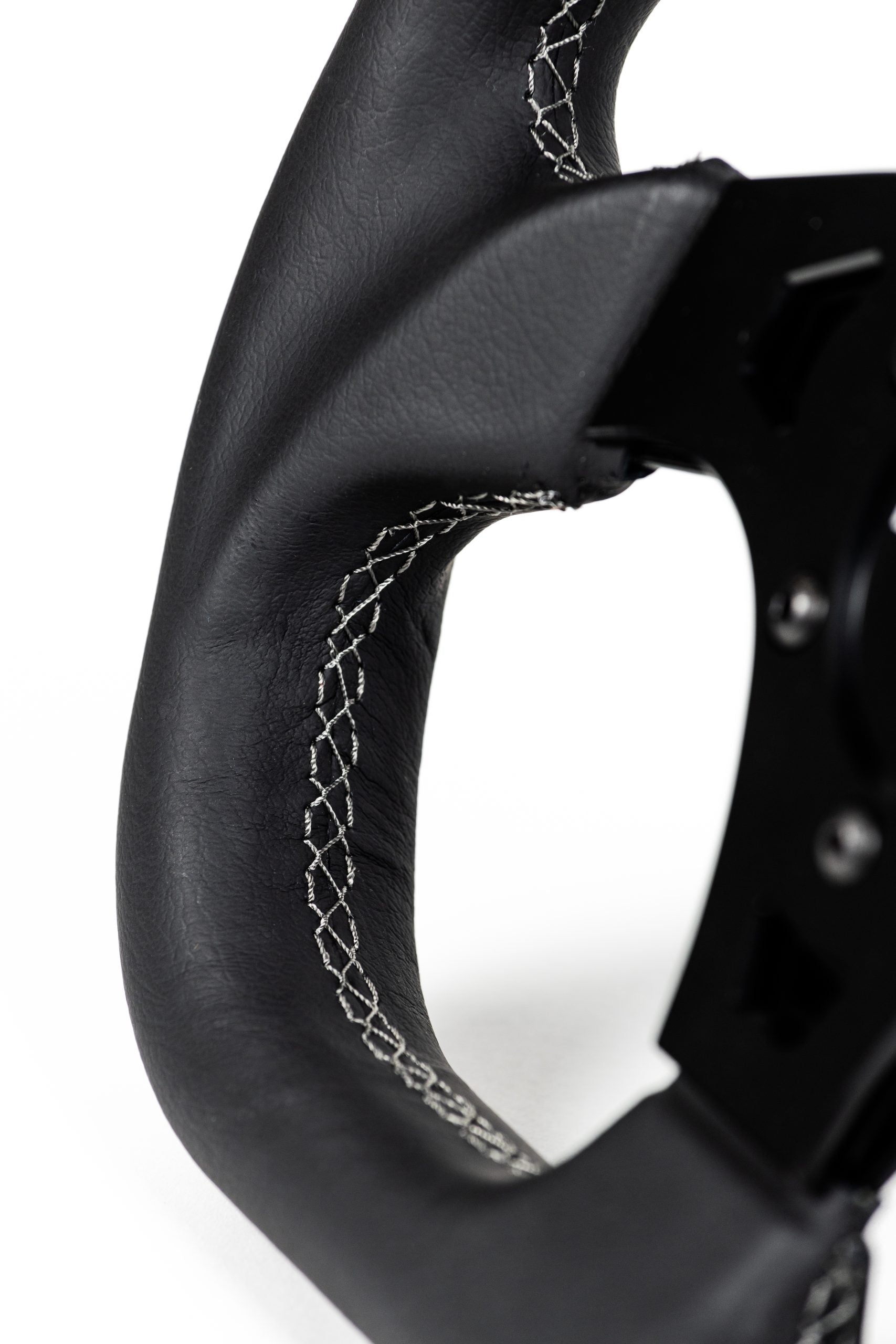 D-shaped Steering Wheel – Leather by Black Ops Machine – Pro UTV Parts