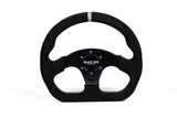 D-shaped Steering Wheel – Suede by Black Ops Machine