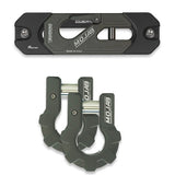 Color-Matched Recessed Winch Shackle & 3/4”  Aluminum D-Shackles