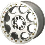 Moose 351X 5-Lug Beadlock Wheel Machined 15x7 - 5/4.5 - 5+2