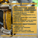 Cushman LSV 800 2010-2019 Ceramic Brake Pad Set