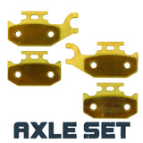 Suzuki King Quad LTA/LTF 400/450/500/700/750 2005-2026 Brass Brake Pad Set