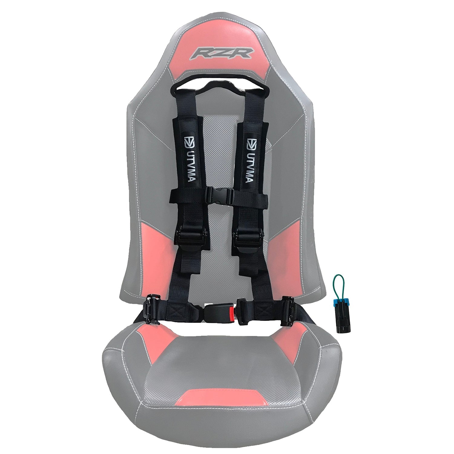 peg perego rzr 900 seat belts RZR 4-Point Harness Seat Pass Through Kit (2 Seats) with Override Clip – Pro UTV Parts