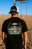 Marshin Whips Black & Green UFO Tee | Premium Off-Road Apparel