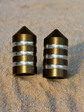 Marshin Whips Billet Magnetic Base Caps | Protective Dust Covers | Pair