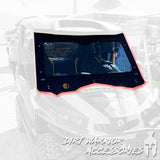 CANAM COMMANDER FRONT WINDSHIELD 2010-2020 By DWA (Dirt Warrior Accessories)