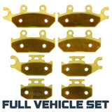 Can-Am Maverick MAX/XDS/XMR 2013-2018 Brass Brake Pad Set