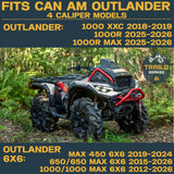 Can-Am Outlander 1000/650/450 6x6 2015-2026 Ridge Rider Disc Brake Rotor Kit
