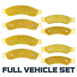 Can-Am Maverick R 2024-2025 Front & Rear Brass Brake Pad Set