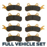 Traild Can-Am Defender MAX HD7 HD8 HD9 HD10 HD11 6x6 & PRO 2017-2026 Ceramic Brake Pad Set