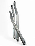2017 to Current Can-Am X3 Maverick High Clearance Radius Rods in Clear Finish for 72" by Elektric Offroad Designs