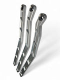 2017 to Current Can-Am X3 Maverick High Clearance Radius Rods in Clear Finish for 72" by Elektric Offroad Designs