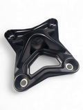 Elektric Offroad Designs 2017 to current Can Am X3 Maverick 6 bolt EOD XL Radius Rod Plate with Tow Hook Black