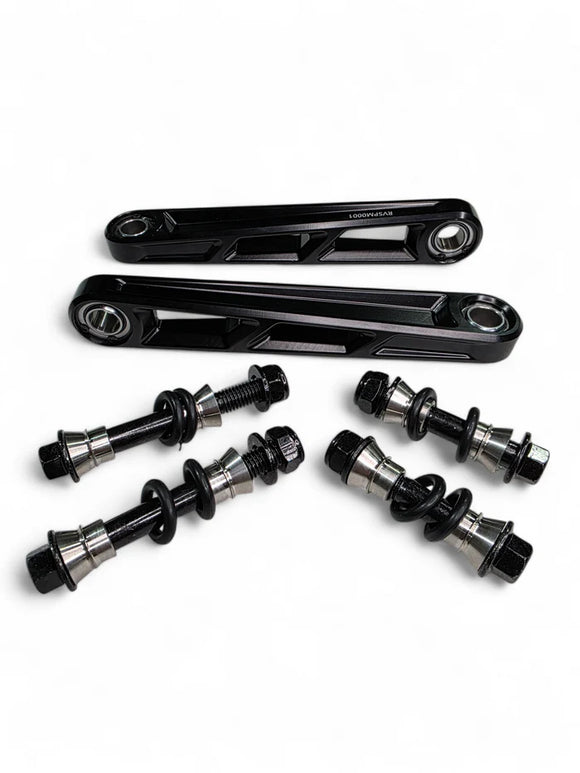 2024+ Can Am Maverick R Front Sway Bar Links Anodized Black by Elektric Offroad Designs