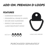 SSS - CARGO RACK / DOG SEAT - BACK SEAT CONVERSION KIT | Polaris RZR XP 4 1000