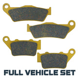 KTM SX/SC/EXC/EGS/LC4 125/200/250/300/350/380/400/440/450/520/620/640 1994-2004 Ceramic Brake Pad Set
