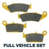 Gas-Gas EC125/EC200/EC250/EC300/E450/FSE450/EC515 1997-2009 Ceramic Brake Pad Set