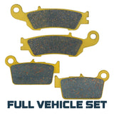 Yamaha WR250F/WR450F 2016-2021 Ceramic Brake Pad Set