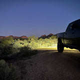 NACHO Quatro Flood Beam Pattern - Ideal For Lower Speed Driving With Low And High Power - Size 4" - Pair