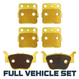 Honda Rancher/Foreman TRX420/TRX500/TRX520 2009-2026 Brass Brake Pad Set