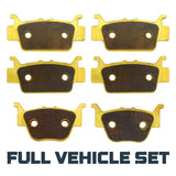 Honda Rincon TRX680/Rubicon 700 2008-2026 Brass Brake Pad Set