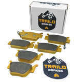 Honda Rincon TRX680/Rubicon 700 2008-2026 Ceramic Brake Pad Set