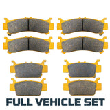 Traild Honda Pioneer 1000/1000-5/1000-6 2016-2025 Ceramic Brake Pad Set