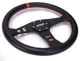 PRP FLAT STEERING WHEEL – LEATHER
