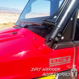 Honda Pioneer 1000 Deluxe Front Windshield 2026+ by DWA (Dirt Warrior Accessories)
