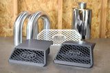 MGM Fabrication 22-24 Polaris Pro R High Flow Hood Scoops