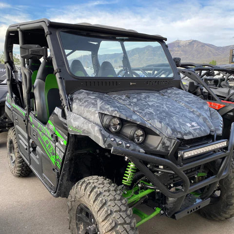 Kawasaki Teryx (2016-2025) Vented Glass Windshield by Bent Metal