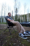 Large Camp Chair with Roll Cage Bag