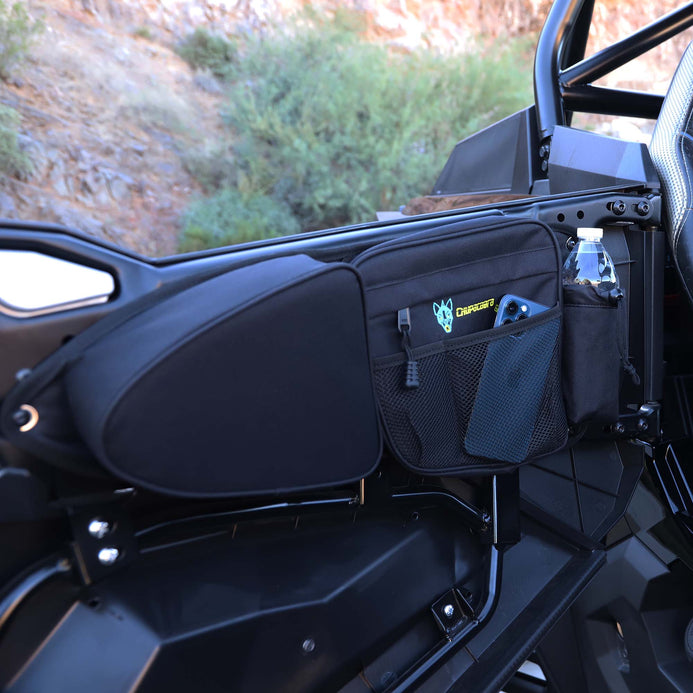 Chupacabra Offroad RZR, borse per porta laterale, borsa portaoggetti per porta anteriore, con ginocchiera, per Polaris RZR XP Turbo Turbo S 1000 S900 (video di installazione incluso Chupacabra Offroad RZR, borse per porta laterale, borsa portaoggetti per porta anteriore, con ginocchiera, per Polaris RZR XP Turbo Turbo S 1000 S900 (video di installazione incluso