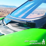 Kawasaki Teryx H2 Front Windshield w/ Intrusion Bars 2025+(Dirt Warrior Accessories)