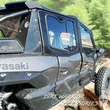 DWA (Dirt Warrior Accessories) Kawasaki Teryx KRX 1000 4-Seat 2023+ Cab Enclosure "THE VAULT" Upper Side Doors & Panels