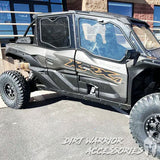 DWA (Dirt Warrior Accessories) Kawasaki Teryx KRX 1000 4-Seat 2023+ Cab Enclosure "THE VAULT" Upper Side Doors & Panels