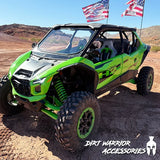 Kawasaki Teryx H2 Front Windshield 2025+ by DWA (Dirt Warrior Accessories)