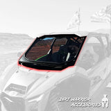 Kawasaki Teryx H2 Front Windshield 2025+ by DWA (Dirt Warrior Accessories)
