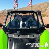 Kawasaki Teryx H2 Front Windshield 2025+ by DWA (Dirt Warrior Accessories)