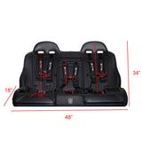 KRX 4 Rear Bench Seat (2023-2025) W Harnesses