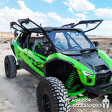 Kawasaki Teryx H2 1000 4-Seat 2025+ Cab Enclosure "THE VAULT" Upper Side Doors & Panels by Dirt Warrior