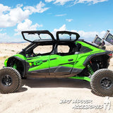 Kawasaki Teryx H2 1000 4-Seat 2025+ Cab Enclosure "THE VAULT" Upper Side Doors & Panels by Dirt Warrior