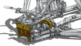 Polaris Pro R Front Gusset Kit by CT Raceworx