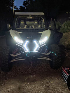 Grill & Fang Lights Kit for 2020+ Kawasaki KRX 1000 by Ryco (for