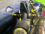 EMP Kawasaki KRX Front Shock Mount Braces