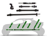 SANDCRAFT COMPLETE DRIVELINE KIT – CAN-AM Maverick R – 4 SEAT