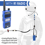 Moto Max Kit With R1 Digital Radio - Helmet Kit, Harness, and Handlebar Push-To-Talk by Rugged Radios
