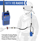 Moto Max Kit With R1 Digital Radio - Helmet Kit, Harness, and Handlebar Push-To-Talk by Rugged Radios