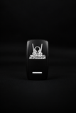 Marshin Whips Illuminated Rocker Switch | Universal LED Control | On/Off Laser-Etched